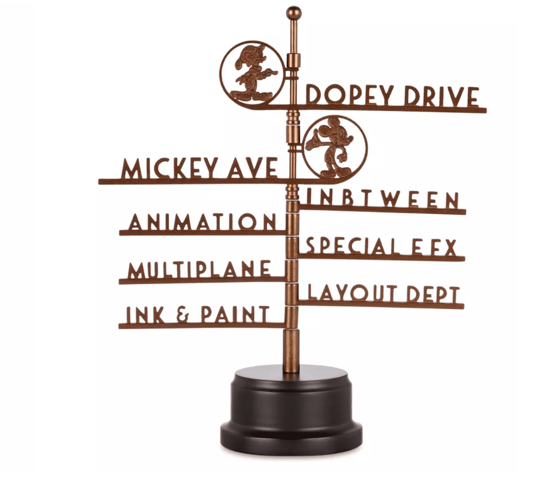 【激レア】Walt Disney Studios Street Sign Disney 100 Celebration: Walt Disney Studios Miniature Street Sign