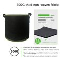 thumbnail image 2 of Paquete de 6 bolsas de cultivo de plantas de 5 galones, bolsas de cultivo de tela no tejida transpirables, macetas de jardín de aireación de raíces engrosadas de alta resistencia con asas de correas, 2 of 4