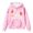 R173-Pink, variant on RMGVDSD Girls Hoodies Sweatshirts Fall Winter Pullover Letter Print Hooded Sweatshirt Long Sleeve Casual Tops for Kids Fashion Hoodie Kids Sweatshirt 4-5 Years