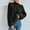 520-Black, variant on Byworldtasic Womens Sweaters Women's Fall Oversized Pullover Sweaters Casual Crewneck Long Sleeve Chunky Cable Knit Tops Winter Tops Gray