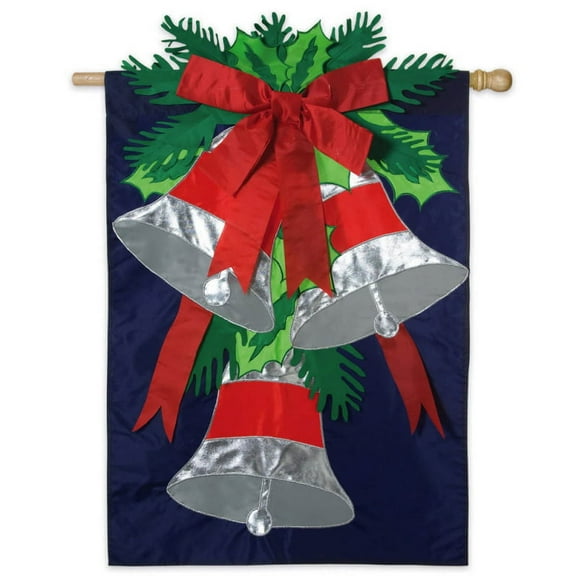 Evergreen Flag, Flag, Reg, Silver Bells, 43'' x 0.3'' inches