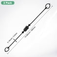 thumbnail image 4 of 2 Set Hydraulic Coupler Dust Cap 3/8 ISO-A with Retention Ring Black, 4 of 7