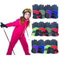 thumbnail image 4 of Yacht & Smith Kids Ski Glove, Fleece Lined Water Resistant Bulk Kids Winter Gloves Bulk, 4 of 8