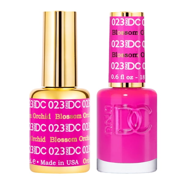 Set de esmaltes en gel DND DC Purple Collection 023 Blossom Orchid
