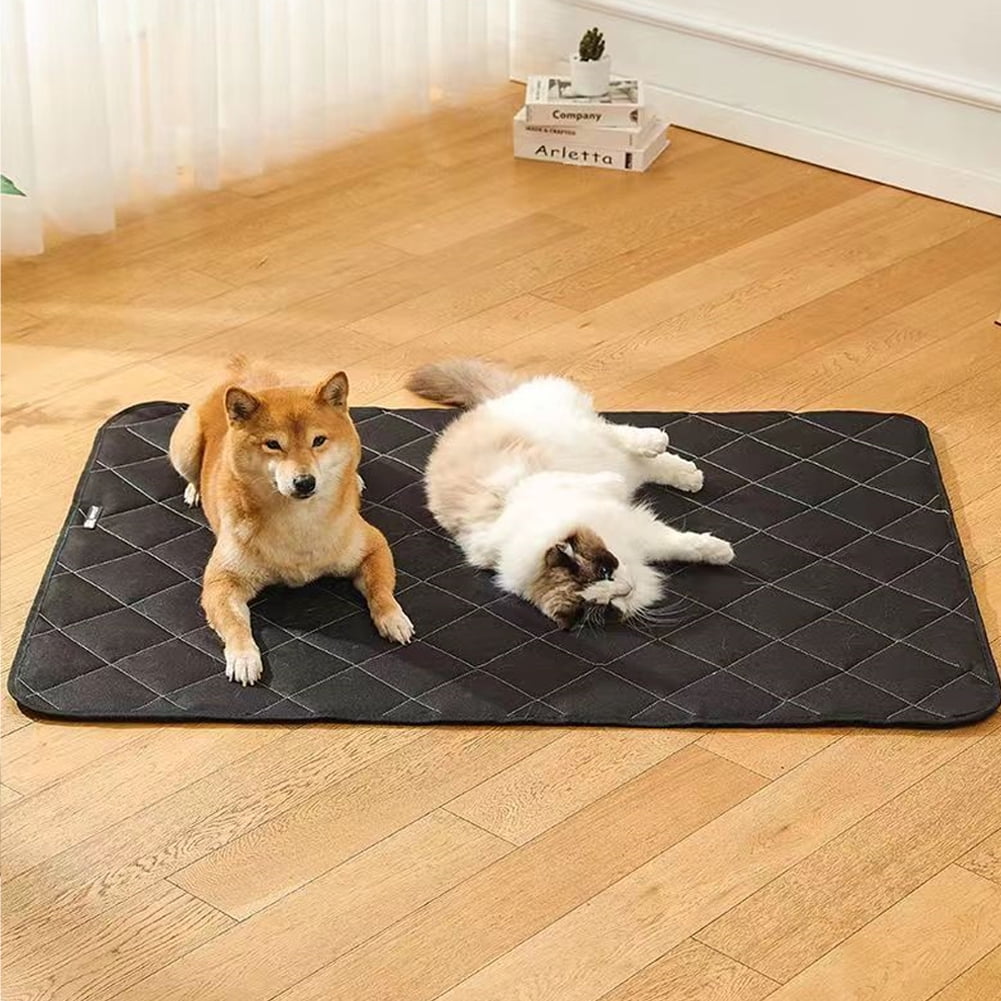 CSCHome Dog Bed Cat Beds Washable Self-Warming Crate Pad for Small Medium Large Dog Pet Products