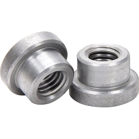 Allstar Performance ALL18551-25 Weld-On Nut - 1/2-13 in Thread - 3/4 in OD Mounting Hole - Steel - Natural - Set of 25