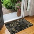thumbnail image 2 of Black Gothic Sun Moon Pattern Door Rugs,Washable Non Slip Door Mats Indoor,Decorative Door Mats,Entry Mat Indoor for Entrance,Bedroom,Kitchen,Bathroom,30"x17", 2 of 6