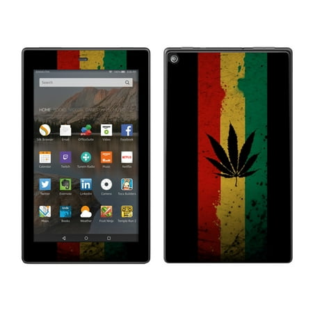 Skins Decals For Amazon Fire Hd 8 Tablet / Rasta Weed Pot Leaf (Best Vaporizer For Weed Amazon)