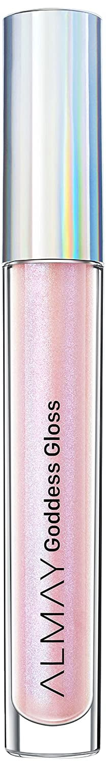 Almay Lip Gloss by Almay, Non-Sticky Lip Makeup, Holographic Glitter Finish, Hypoallergenic, 200 Angelic, 0.9 Oz,