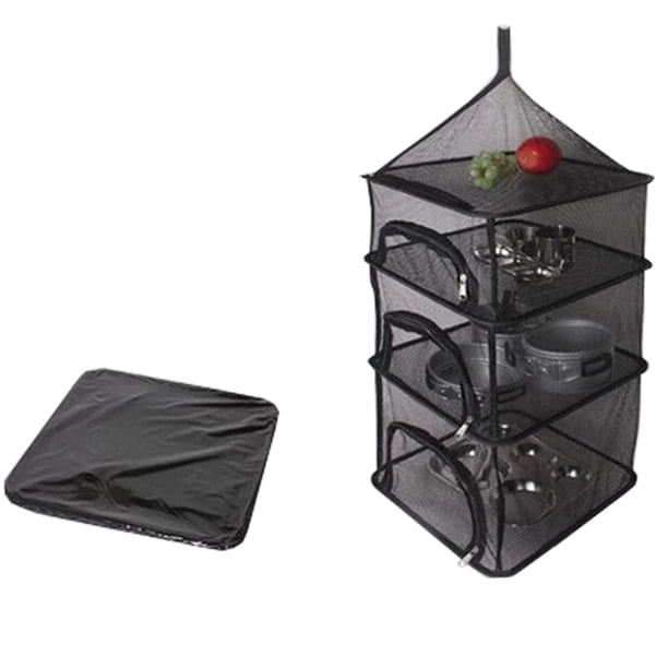 Red De Almacenamiento Plegable Multifunción De 4 Capas, Red Seca Para Exteriores, Organizador De Protección Para Picnic Speravity HA029024-00