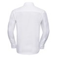 thumbnail image 2 of Russell Collection - Camisa de manga larga entallada Diseño Tailored Ultimate Modelo Non-Iron Hombre caballero - Trabajo/Boda/Fiesta (Blanco) Russell UTBC1038_white, 2 of 4