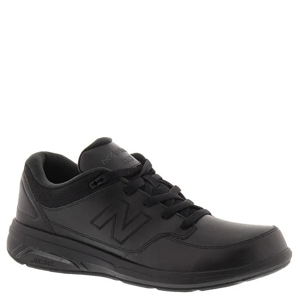 New Balance 813 V1 Lace-Up Walking Shoes Sneakers All Black Mens Size 7 N Narrow