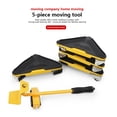 thumbnail image 3 of Mover Weight Mover Refrigerator Piano Furniture Save Effort Moving Base Tool Antirust Universal Pulley Home Moving Tools ,Long Lasting, 3 of 6