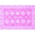 thumbnail image 1 of Ahgly Company Indoor Rectangle Abstract Purple Modern Area Rugs, 4' x 6', 1 of 4
