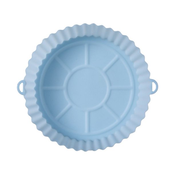 Ndcxsfigh Almohadilla Silicona para Freidora Aire Accesorios Seguridad para Hornear para Horno Vaporera (azul)