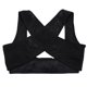 thumbnail image 3 of EeaseMX Corrector de postura para espalda y espalda para mujer, alivia la joroba y corrige la joroba, soporte para el pecho, talla S (negro), 3 of 7