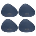 thumbnail image 1 of 4 Piezas de Posavasos de Cuero, Posavasos Irregulares para Mesa de Café, Regalos de Inauguración de Casa (5.3 x 4.3 Pulgadas, Azul), 1 of 7