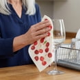 thumbnail image 2 of Unique Bargains Reusable Swedish Kitchen Dish Cloths Cherry 8" x 7", 2 of 8