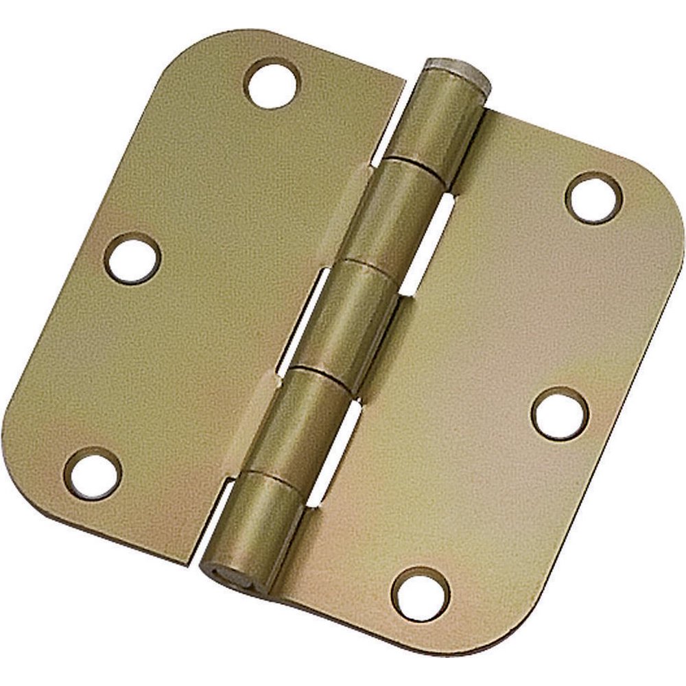 Mintcraft 20347ST4C 3.5 In. Yellow Zinc Residential Hinge .62 In