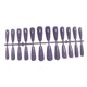 thumbnail image 2 of Soidarity 24 Uds uñas postizas CoffinPress-on diseño barniz Extra largas puntas de uñas artificiales suministro de manicura accesorios para Arte de uñas gris, 2 of 6