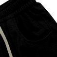 thumbnail image 5 of Wide Leg Sweatpants for Women Casual Elastic High Waisted Drawstring Long Pants with Pockets Drawstring Waist Loose Pants S-130 Black 3XL, 5 of 6