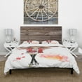 thumbnail image 3 of Designart 'Fashionable teenage girl' Glamour Duvet Cover Set, 3 of 4