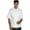 WHITE, variant on Unisex Ten Button Placket Short Sleeve Chef Coat 3306