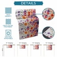 thumbnail image 7 of Table Runner Watercolor Flowers Leaf Table Decoration for Kitchen Dinning Pink Purple Table Decoration for Indoor Outdoor Party Wedding Decor 13x72inch, 7 of 7