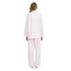 thumbnail image 4 of GLOBAL Conjunto de Pijamas de Franela para Mujer, Pijamas 100% Algodón para Mujer, Ropa de Estar por Casa, Manga Larga, Botón, Cordón en la Cintura, Ropa de Dormir Cálida, Hermosa Flor Rosa S, 4 of 7