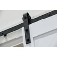 thumbnail image 5 of Millbrooke 36x84 Chevron White PVC Barn Door Kit, 5 of 5