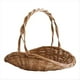 thumbnail image 1 of Cesta de Mimbre Tejida con Asa, Cesta Portátil para la Cosecha del Jardín, Cestas de Almacenamiento de Mimbre Multiusos., 1 of 5