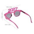 thumbnail image 5 of CRILSTYLEO 4Ud Gafas Fiesta 2027 Lentes Divertidas Plástico Para En Colores Surtidos, 5 of 5