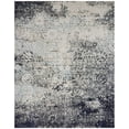 thumbnail image 4 of Modern Abstract Indoor/Outdoor Area Rug Blue/Ivory 2' x 3' 2' x 3' Outdoor,Indoor,Accent Kitchen,Patio Rectangle, 4 of 5