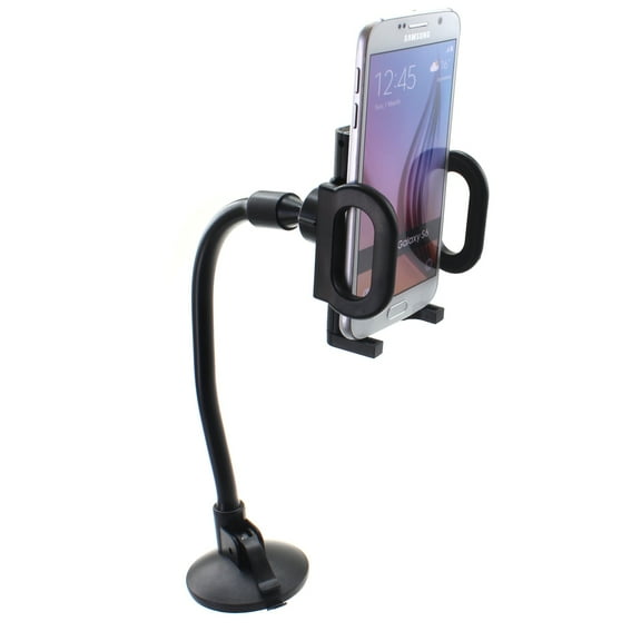 Dash Car Mount for LG K51, Velvet, Stylo 6 - Windshield Holder Cradle Rotating Dock Suction Stand K7K Compatible With LG K51, Velvet, Stylo 6 Phones
