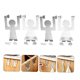thumbnail image 2 of 4 Pcs Figure Hook Decorative Figurine Hook Over Door Double Hooks, 2 of 5