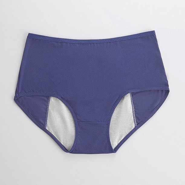 Pantalones fisiológicos a prueba de fugas antes y después del período menstrual, toallas menstruales, pantalones sanitarios, ropa interior transpirable de cintura alta de talla grande para mujeres