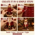 thumbnail image 3 of Beginner-Friendly DIY Lighted Christmas Character Sea Glass Style Lighthouse Kit Collection | Complete Kit with Sea Glass-Style Pieces, LED Lights & Step-by-Step Guide Included, 3 of 9
