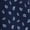 Breezy Paisley Dark Navy Border Print, variant on Terra & Sky Women’s Plus Printed Swing Mini Swing Dress with Tie Back, Sizes 0X-5X