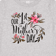 thumbnail image 4 of Inktastic Our First Mother's Day- pink flowers Boys or Girls Baby T-Shirt, 4 of 5