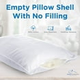 thumbnail image 2 of East Coast Bedding Empty Cotton Pillow Shell for DIY Bed Pillows Standard 250TC (Sewing Machine Required), 2 of 6