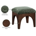 thumbnail image 4 of Meridina Furniture Lawson Green Chenille Fabric Upholstered Ottoman, 4 of 7