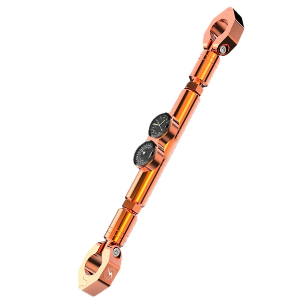 Manillar De Motocicleta Dos En Uno, Barra Multifuncional, Manillar De Equilibrio, Palanca De Equilibrio Ajustable Con Reloj Y Termómetros Noticed VI009562-02