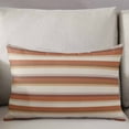 thumbnail image 3 of Brown Beige Throw Pillow Cover 24 x 36 Inch Decorative Pillow Cover Country Abstract Gradient Striped Texture Lumbar Pillowcase Seasonal Rectangle Cushion Case for Couch Sofa Bed Living Room, 3 of 7