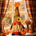 thumbnail image 3 of 2 Pcs Fall Plush Gnomes,Sunflower Pumpkin Harvest Thanksgiving Decor for Farmhouse Livingroom Thanksgiving Table Fall Decoration, 3 of 9