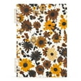 thumbnail image 7 of FORMRS 1-Subject Spiral Notebook 8" x 5" College Ruled 60 Refillable Sheet A5 Hard Cover, Brown Flowers, 7 of 7