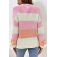thumbnail image 3 of FOLUNSI Vibrant Pink Bubble Sleeve Sweater: Stylish Knit for All Events!, 3 of 8