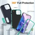 thumbnail image 2 of ShellTech for iPhone 11 Pro Case, iPhone 11 Pro Case with Kickstand, [Military Grade Shockproof][Three Layer Heavy Duty Drop Proof] Phone Case, Dustproof Phone Case for iPhone 11 Pro,E, 2 of 9