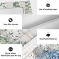 thumbnail image 6 of Eucalyptus Flowers Outdoor Rug for Patio/Deck/Porch, Non-Slip Large Area Rug 3 x 5 Ft, Blue Floral Green Vintage Wood Grain Indoor Outdoor Rugs Washable Area Rugs, Camping Rug Carpet Runner, 6 of 8