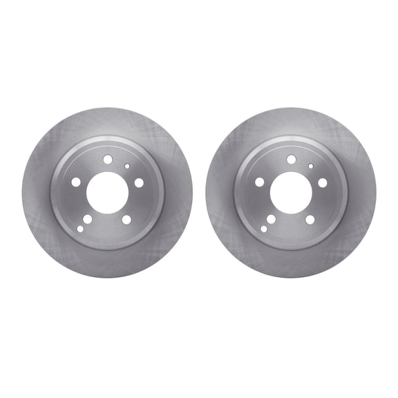 Dynamic Friction Company Rear Brake Rotors 6002-27019
