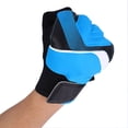 thumbnail image 4 of Guante de portero para niños, guantes antideslizantes de látex para dedos de fútbol (azul M), 4 of 10